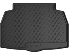 Резиновый коврик в багажник Gledring для Toyota CH-R (mkI) 2016-2023 (гибрид)(без сабвуфера)(нижний)(багажник) (GR 1152)