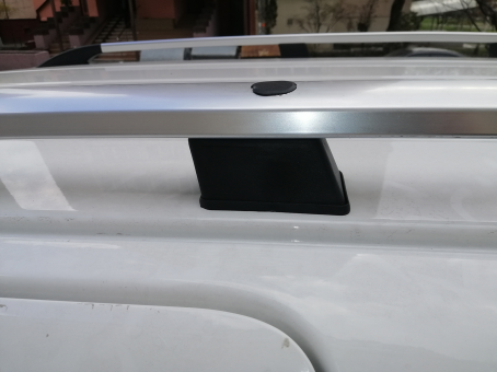Рейлінги на дах Citroen Berlingo  (mkII) 2008-2018; Peugeot Partner (mkII) 2008-2018 (пластикові кінцевики) - сріблястий - фото 7