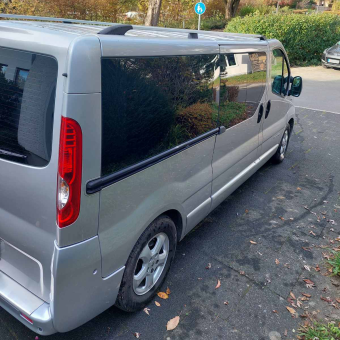 Рейлінги на дах Renault Trafic (mkII) 2001-2015 (пластикові кінцевики) - фото 13