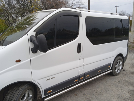 Рейлінги на дах Renault Trafic (mkII) 2001-2015 (пластикові кінцевики) - фото 12
