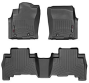 Коврики Weathertech Black для Lexus GX (mkII) 2013-2023 / Land Cruiser Prado (J150) 2013-2023; Toyota 4Runner (mkV) 2013&rarr; (4 крепления) - фото 1
