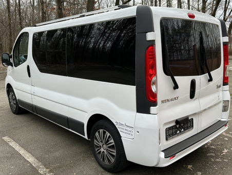 Рейлінги на дах Opel Vivaro (mkI) 2001-2014 (пластикові кінцевики) - фото 4