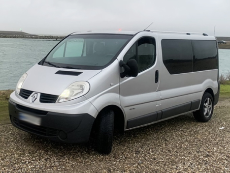 Рейлінги на дах Opel Vivaro (mkI) 2001-2014 (пластикові кінцевики) - фото 1