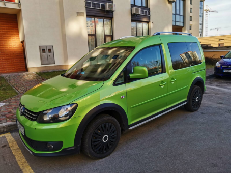 Рейлінги на дах Erkul Volkswagen Caddy (mkIII) 2003-2021 Skyport - фото 5