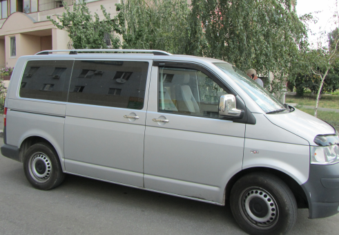Рейлінги на дах Volkswagen Transporter T5/T6 Skyport - Коротка база - фото 9