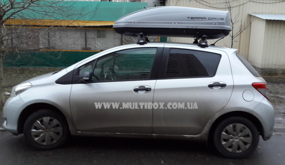 Автомобильный бокс Terra Drive 440 серый матовый, двухсторонний - фото 23