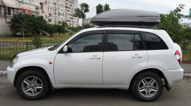 Автомобильный бокс Terra Drive 440 серый матовый, двухсторонний - фото 6