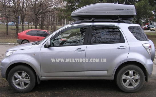 Автомобильный бокс Terra Drive 440 серый матовый, двухсторонний - фото 45