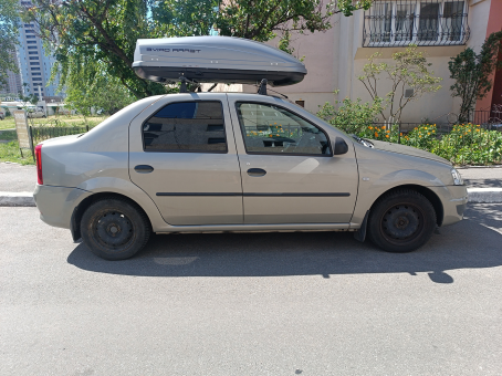 Автомобильный бокс Terra Drive 440 серый матовый, двухсторонний - фото 65