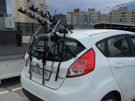 Крепление на задней двери автомобиля Peruzzo Verona Alu - фото 8