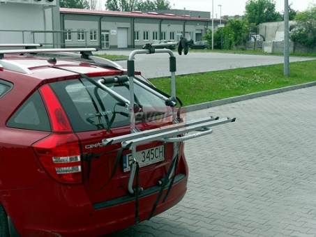 Велосипедное крепление на заднюю дверь автомобиля Menabo Steel Bike 3 - фото 3