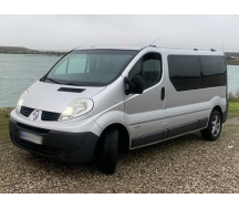 Рейлинги на крышу Opel Vivaro (mkI) 2001-2014 (металлические концевики)