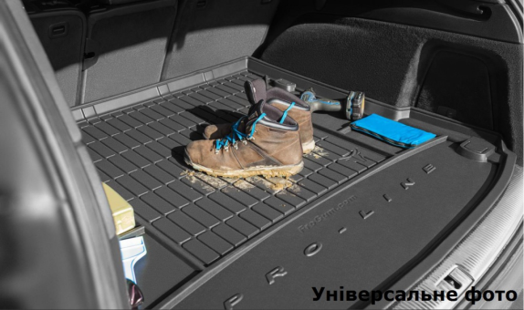 Резиновый коврик в багажник Frogum Pro-Line для Hyundai Tucson (mkIV) 2020-> (не гибрид)(верхний уровень)(багажник) - фото 2