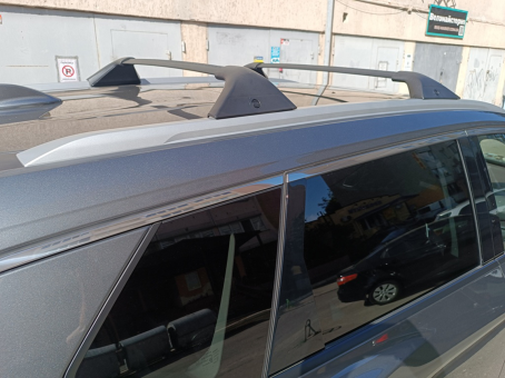 Багажник на інтегровані рейлінги Nissan X-Trail T33\Rogue 2020&rarr; Original OEM Black - фото 3
