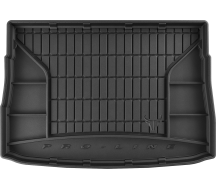 Резиновый коврик в багажник Frogum Pro-Line для Volkswagen Golf (mkVIII) 2019→ (хетчбек)(верхний уровень)(с запаской)(с боковыми нишами)(багажник)