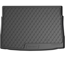 Резиновый коврик в багажник Gledring для Volkswagen Golf (mkVIII) 2019→ (хетчбек)(с двухуровневым полом)(верхний уровень)(багажник) (GR 1012)