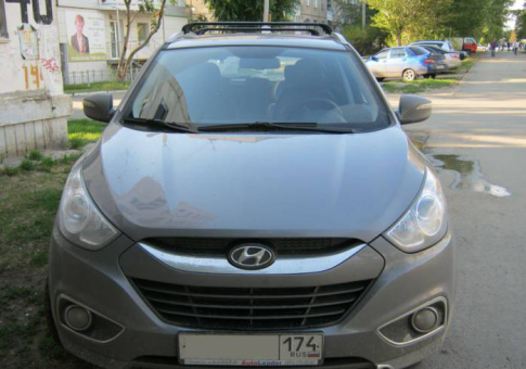 Базовий багажник на вбудовані рейлінги Gev Geo silver - фото 3