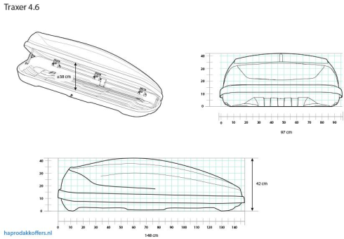 Бокс Hapro Traxer 4.6 Anthracite Dual Side - фото 17