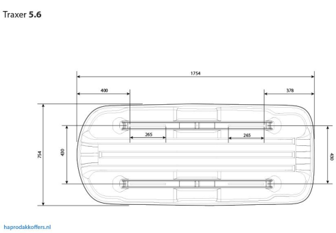 Бокс Hapro Traxer 5.6 Anthracite Dual Side - фото 18