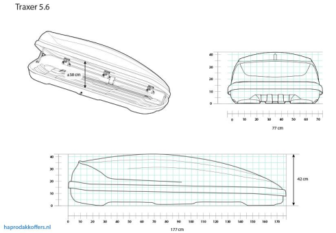 Бокс Hapro Traxer 5.6 Anthracite Dual Side - фото 17
