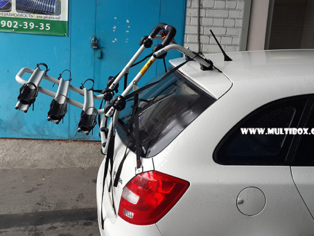 Крепление на заднюю дверь автомобиля Peruzzo Firenze 3 Alu - фото 5