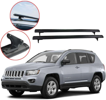 Багажник на інтегровані рейлінги Original OEM для Jeep Compass 2011-2016 Black - фото 1