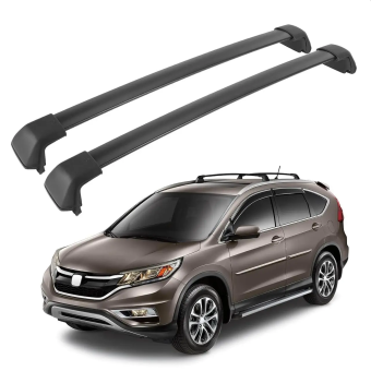 Багажник на интегрированные рейлинги Original OEM для Honda CRV 2013-2017 Original OEM Black - фото 1