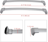 Багажник на интегрированные рейлинги Original OEM для Honda CRV 2013-2017 Original OEM Silver - фото 9