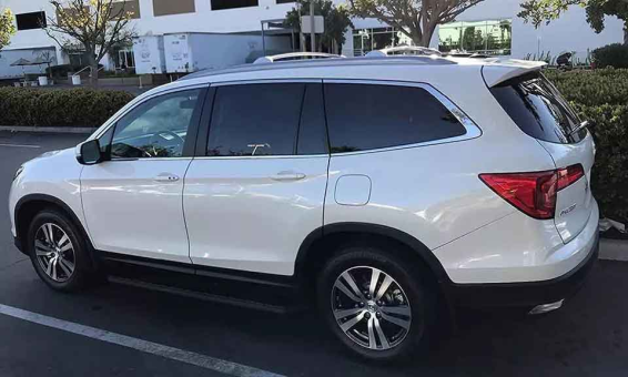 Багажник на інтегровані рейлінги Honda Pilot 2016&rarr; Original OEM Silver - фото 7
