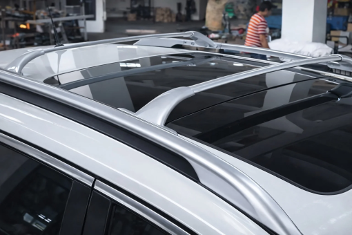 Багажник в штатные места рейлингов Original OEM для Nissan X-Trail T32\Rogue 2014-2019 Silver - фото 1