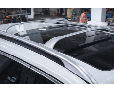 Багажник в штатные места рейлингов Original OEM для Nissan X-Trail T32\Rogue 2014-2019 Silver