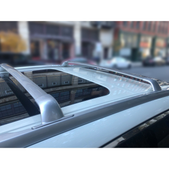 Багажник для Infiniti QX60 (mkI) 2013-2020 Original OEM Silver - фото 15