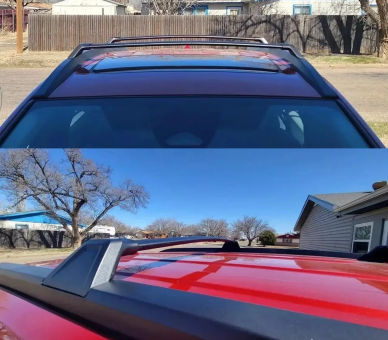 Багажник на интегрированные рейлинги Original OEM для Toyota Corolla Cross 2019&rarr; Original OEM Black - фото 4
