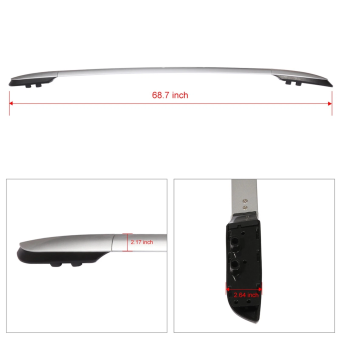 Рейлінги Toyota RAV-4 2013-2018 Original OEM Black - фото 3