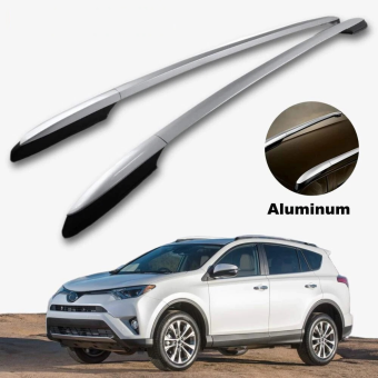 Рейлінги Toyota RAV-4 2013-2018 Original OEM Silver - фото 1