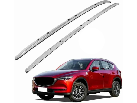 Рейлинги интегрированные Mazda CX-5 2017&rarr; Original OEM Silver - фото 1