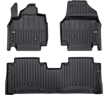 Резиновые коврики Frogum Proline 3D для Kia EV9 (mkI)(1-2 ряд) 2023→ (FG 3D430679)