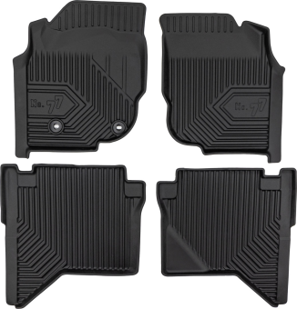 Резиновые коврики Frogum №77 для Toyota Hilux (mkVII) 2004-2015 - фото 1