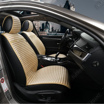 Накидки на автомобільні сидіння Elegant Maxi NAPOLI бежеві - фото 2
