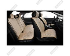 Накидки на автомобильные сиденья Elegant MILANO комплект, бежевые