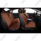 Накидки на автомобильные сиденья Elegant MILANO комплект, кофейные - фото 1