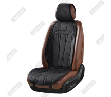 Накидки на автомобильные сиденья Elegant Plus ANCONA передние (2шт.) черные