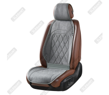Накидки на автомобильные сиденья Elegant Plus PARMA передние (2шт.) Granite Green