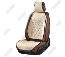 Накидки на автомобильные сиденья Elegant Plus PARMA передние (2шт.) бежевые