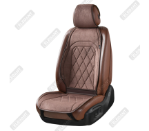 Накидки на автомобильные сиденья Elegant Plus PARMA передние (2шт.) кофейные