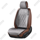 Накидки на автомобильные сиденья Elegant Plus PARMA передние (2шт.) серые - фото 1