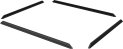Борты на платформу Thule Caprock Railing Kit XXL 611206 - фото 2