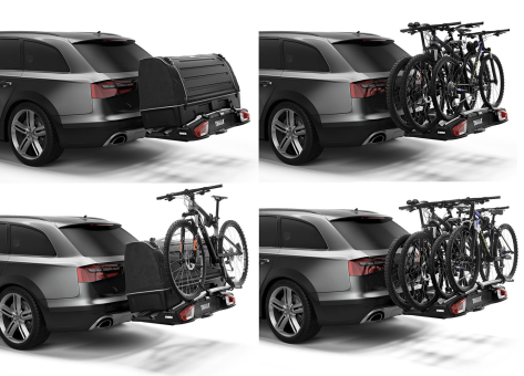 Велокрепление Thule VeloSpace XT 939 Black с боксом Thule BackSpace XT 9383 - фото 3