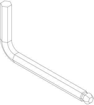 Шестигранний ключ (M6) 50243 - фото 2