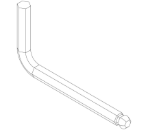 Шестигранний ключ (M6) 50243